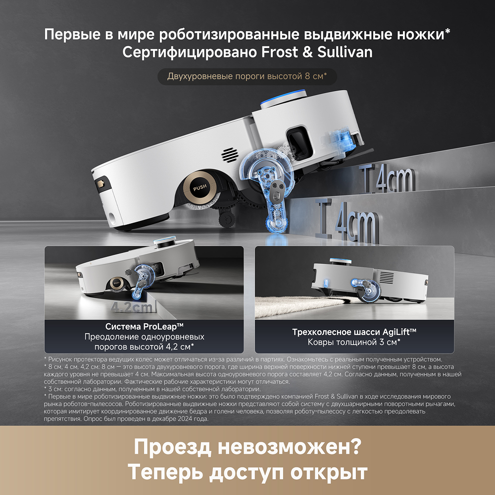 Робот-пылесос Dreame Aqua10 Ultra Roller Complete White