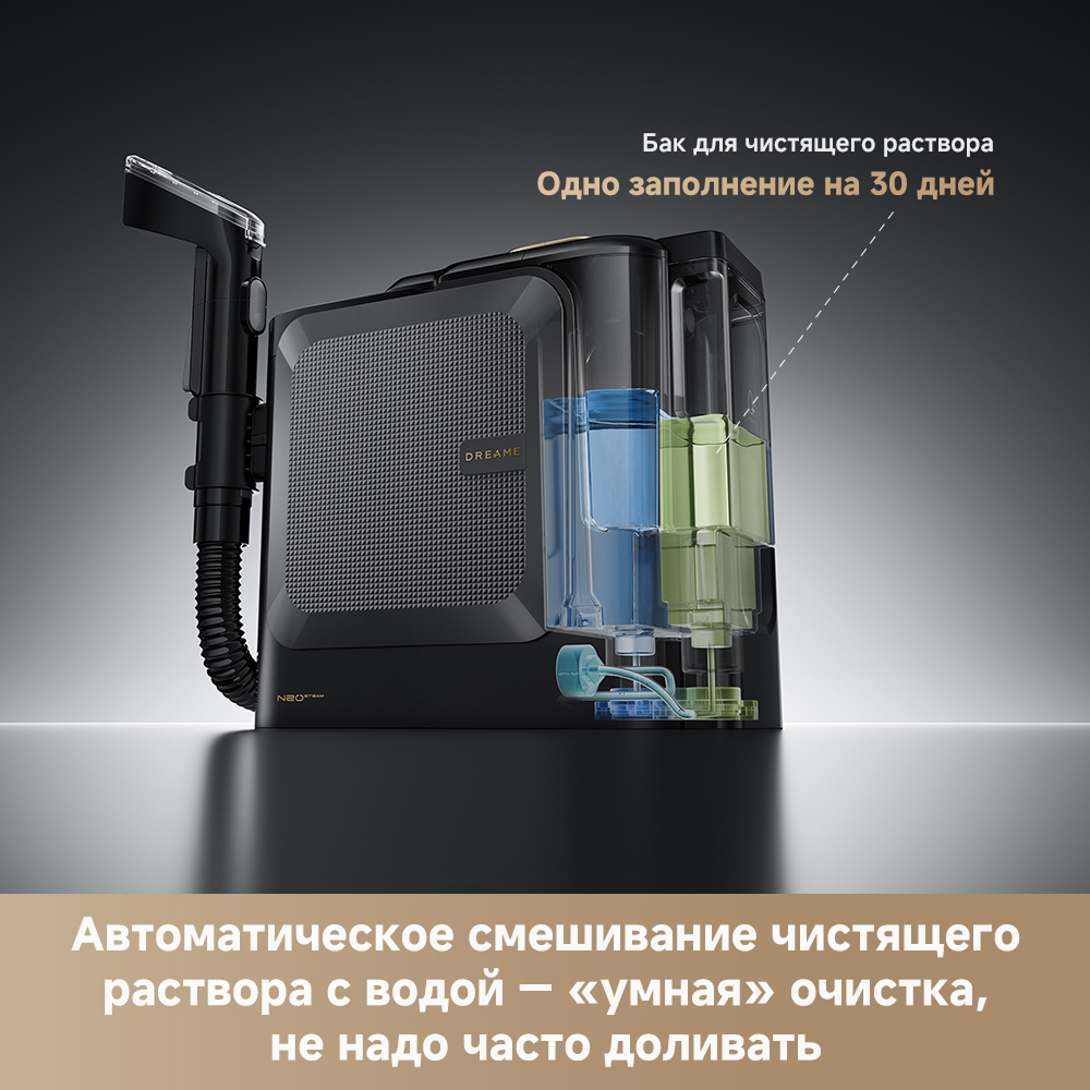 Переносной моющий пылесос для точечной уборки ковров Dreame N20 Steam