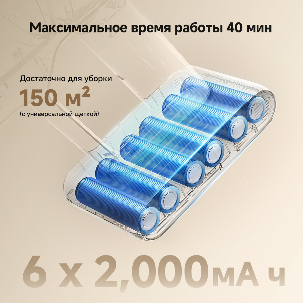 Беспроводной пылесос Dreame R10s Essential Aqua