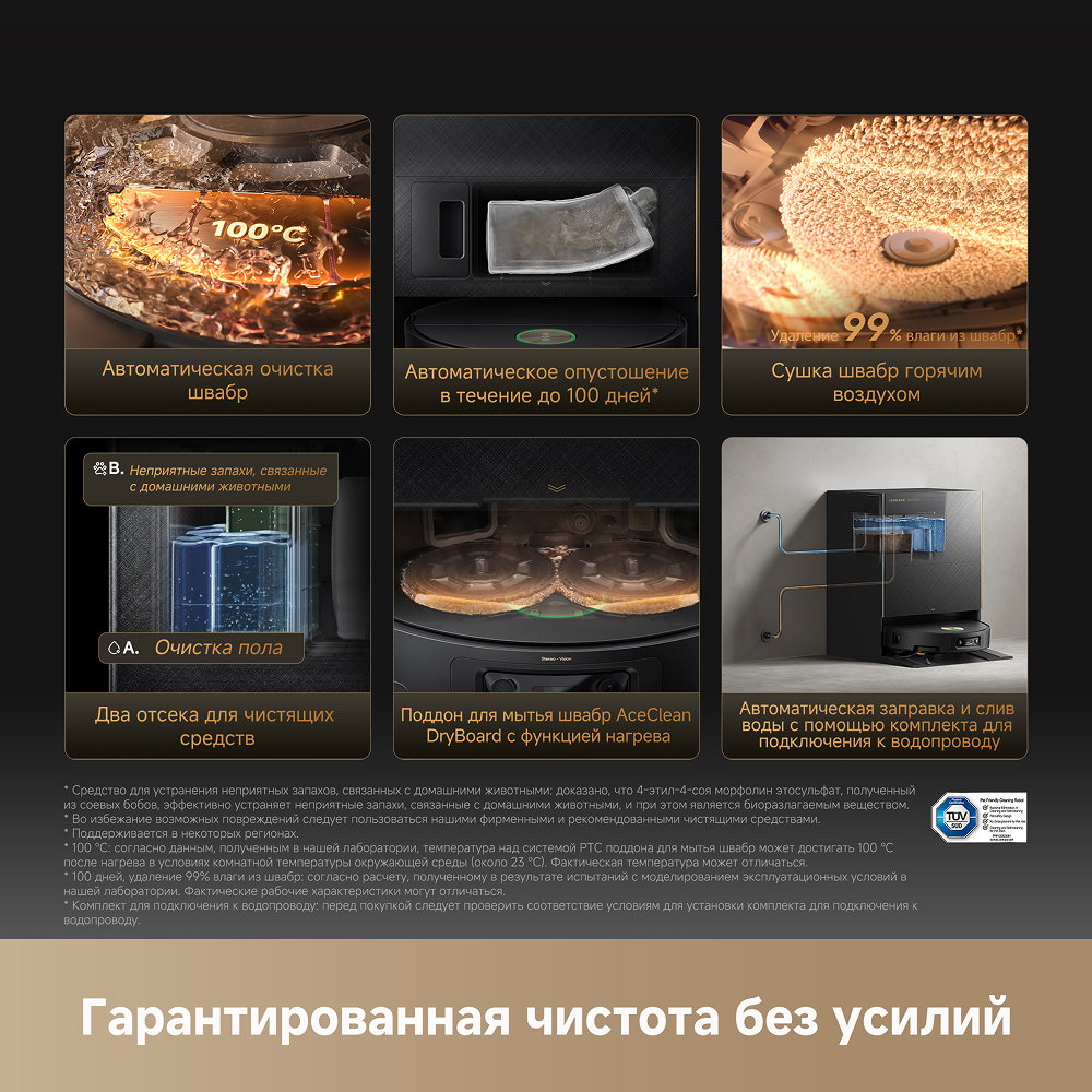 Робот-пылесос Dreame X60 Ultra Complete Black