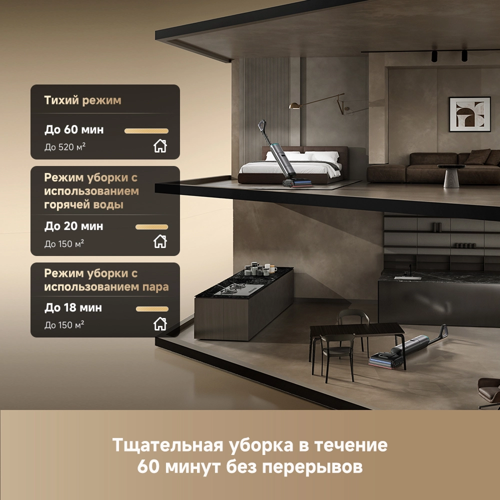 Моющий пылесос Dreame H16 Pro Steam