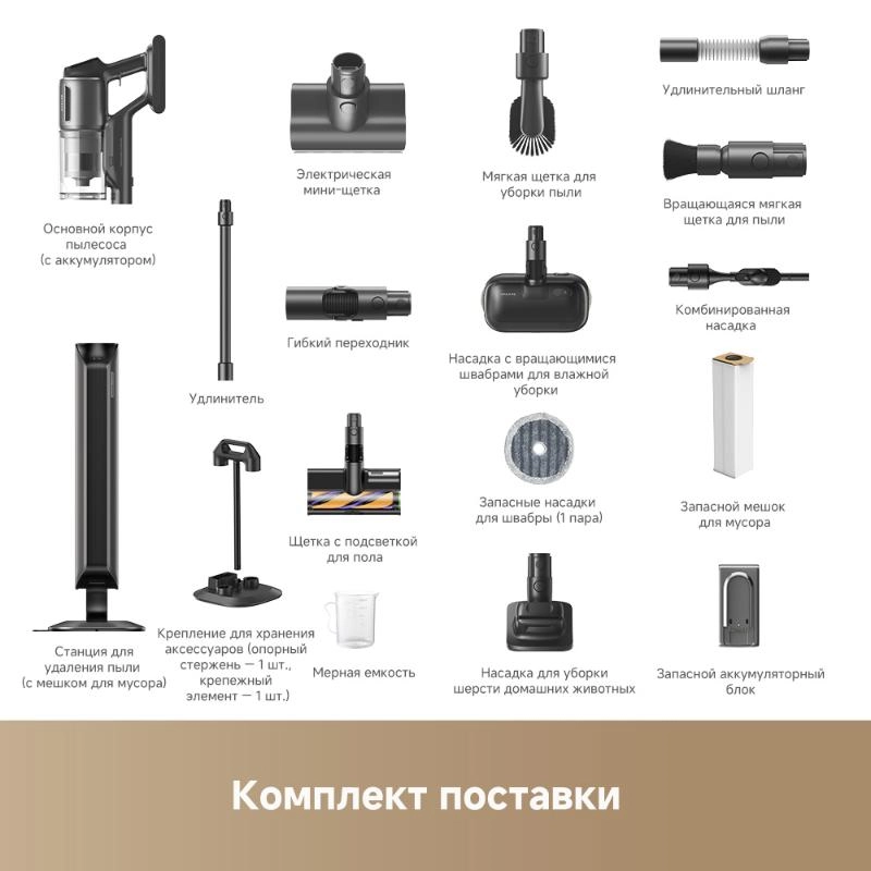 Беспроводной пылесос Dreame Z40 station
