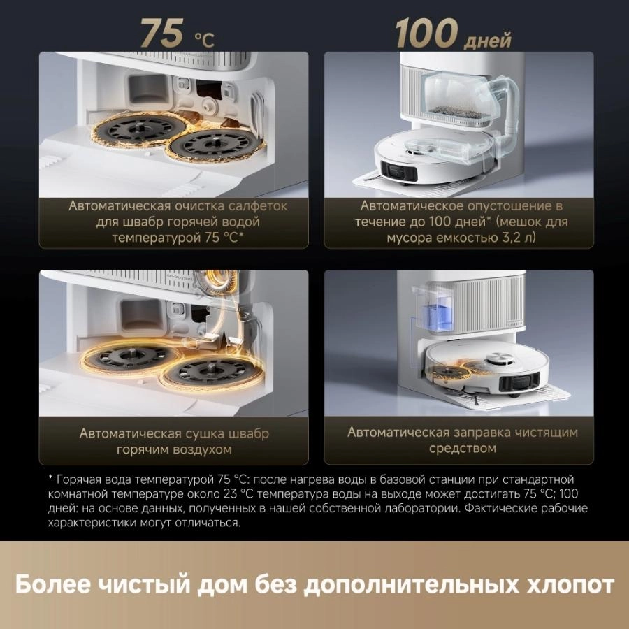 Робот-пылесос Dreame L40s Ultra White